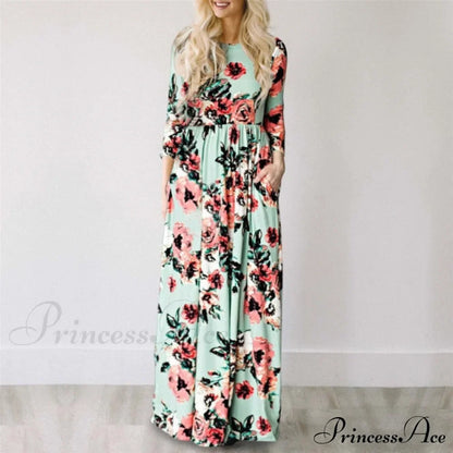 Ladies White Maxi Evening Party Dress