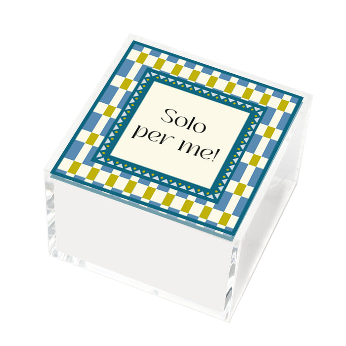 Large Square Jewelry Box Happy Beauty