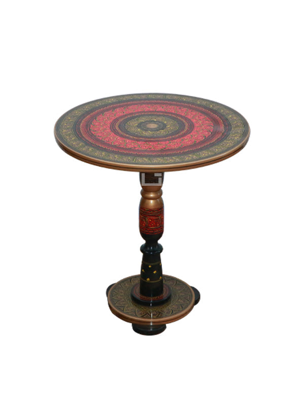 Maroon Naqashi Table