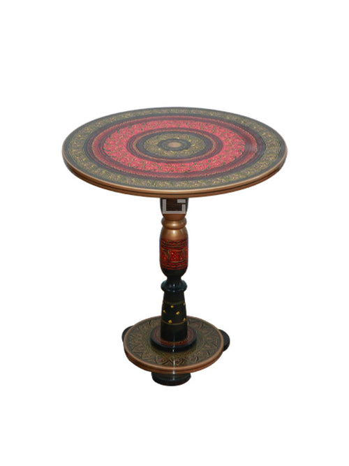Maroon Naqashi Table
