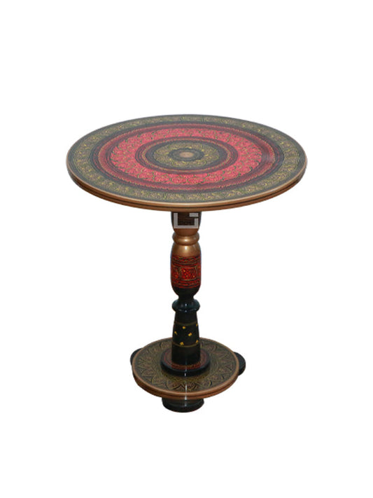 Maroon Naqashi Table