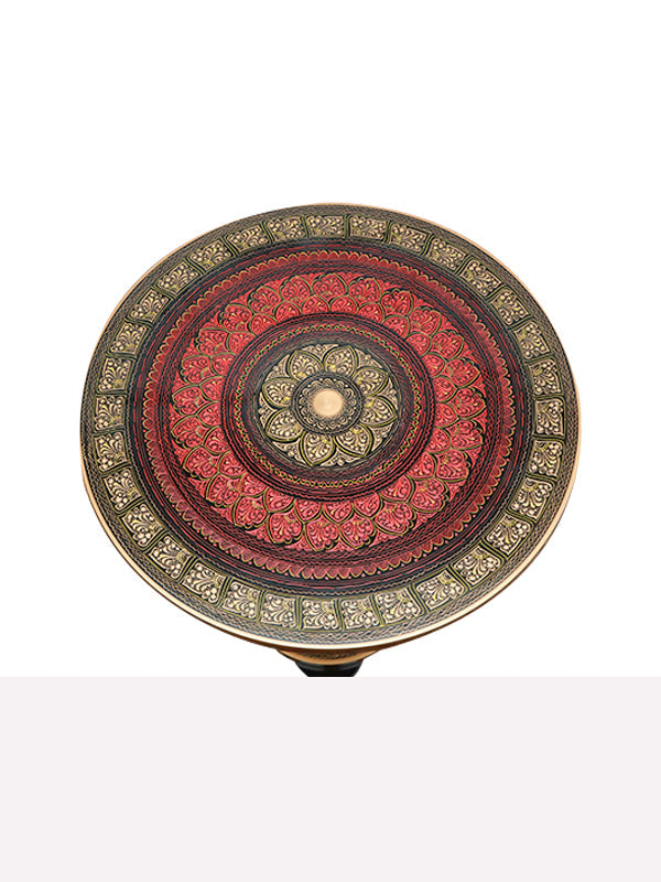 Maroon Naqashi Table