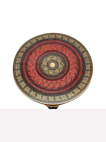 Maroon Naqashi Table