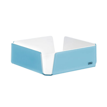 Satin Light Blue/White