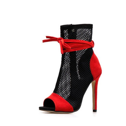 Sexy High Heel Peep-toe Boots- Sansa Costa