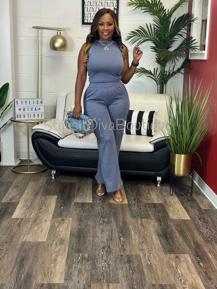 On the Go Cargo Set (Blue Grey)