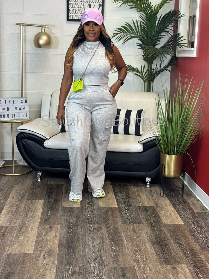 On the Go Cargo Set (Light Heather Grey)