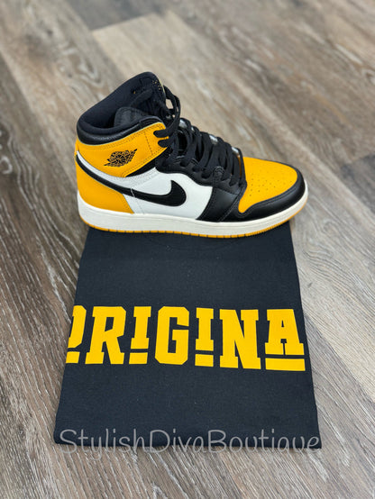 ORIGINAL Signature Graphic Tee (Black Shirt/Athletic Gold Print)
