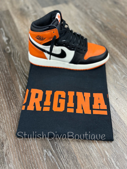 ORIGINAL Signature Graphic Tee (Black Shirt/Orange Print)