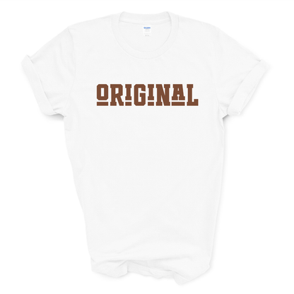 ORIGINAL Signature Graphic Tee (Brown Print)
