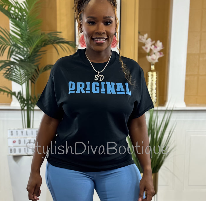 ORIGINAL Signature Graphic Tee (Columbia Blue Print)