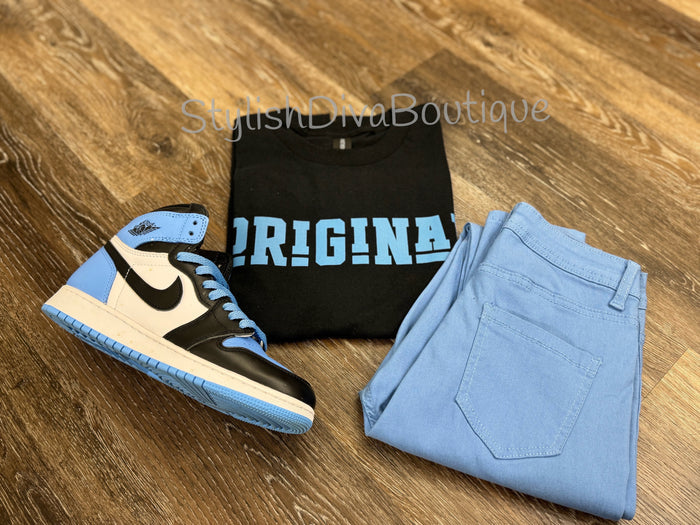 ORIGINAL Signature Graphic Tee (Columbia Blue Print)