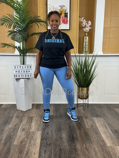 ORIGINAL Signature Graphic Tee (Columbia Blue Print)