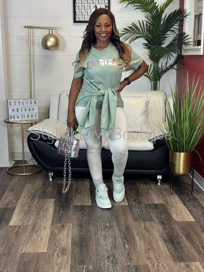 ORIGINAL Signature Graphic Tee (Sage Serenity)