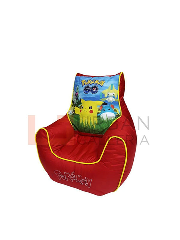 Pokemon bean bag sofa red