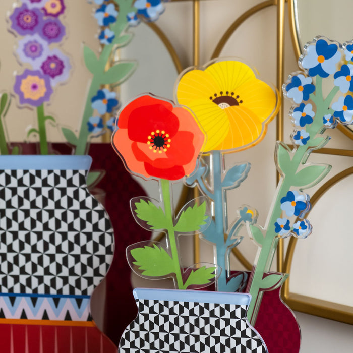 Poppy Small Funny Flowers
