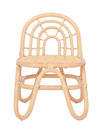 PULAU - Lot de 2 chaises pour enfants en rotin naturel