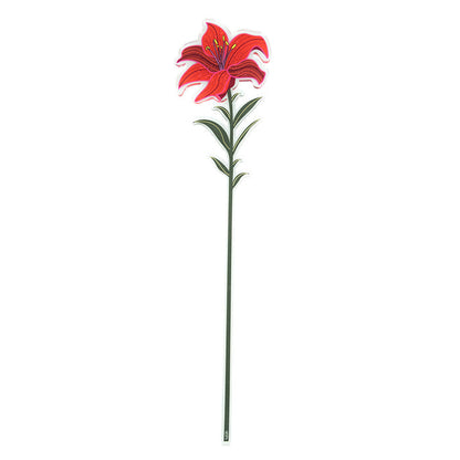Red Lily Small Funny Flowers