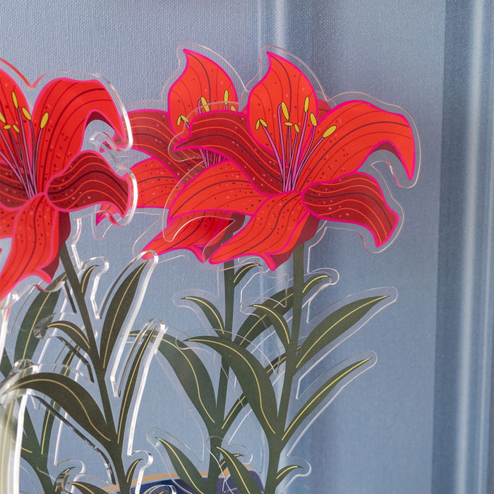 Red Lily Small Funny Flowers