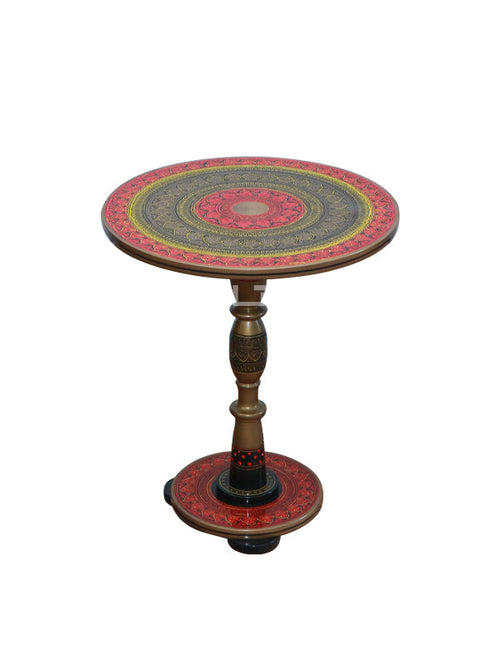 Red Naqashi Table
