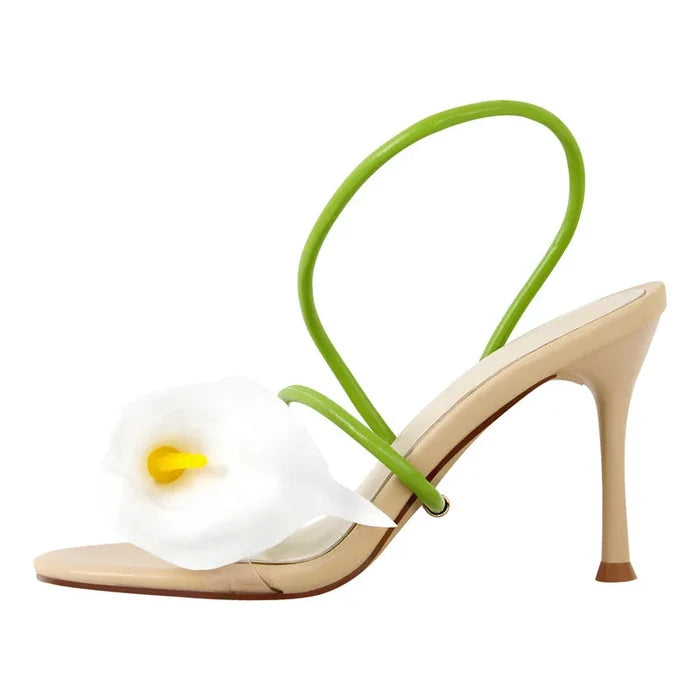 "Ria" Thin Strap Lily High Heel Sandals Inspired By Cult Gaia