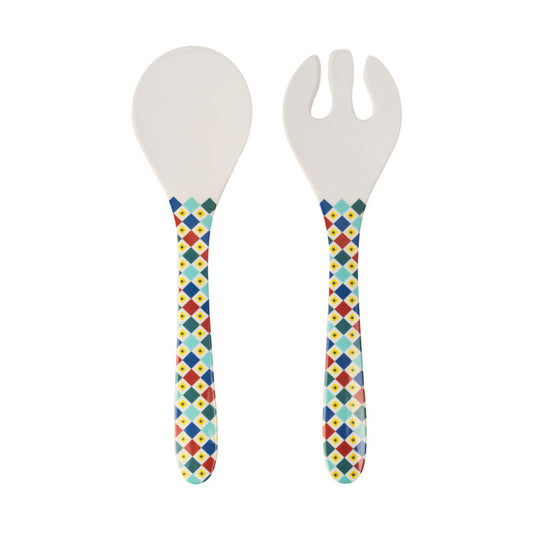 Salad Bowl Cutlery Decor
