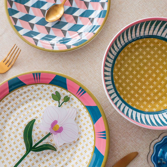 Set of 12 Plates Modern