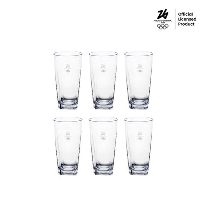 Set Of 6 Tall Glasses Milano Cortina 2026
