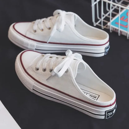 Slip On Laced Sneakers