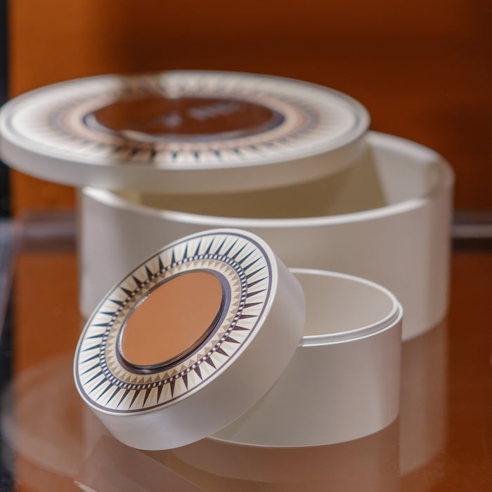 Small Round Jewelry Box Happy Beauty