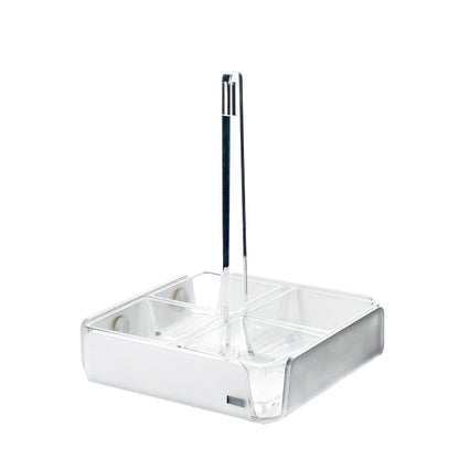 Square Appetizer Tray with 4 Compartments