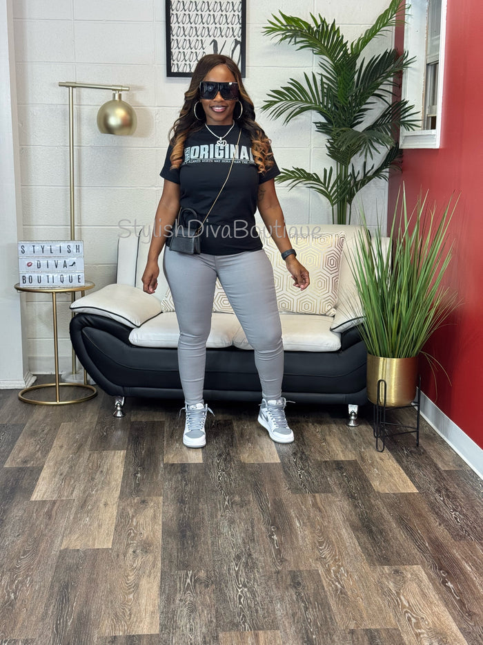 Stay ORIGINAL Graphic Tee (Grey Print)