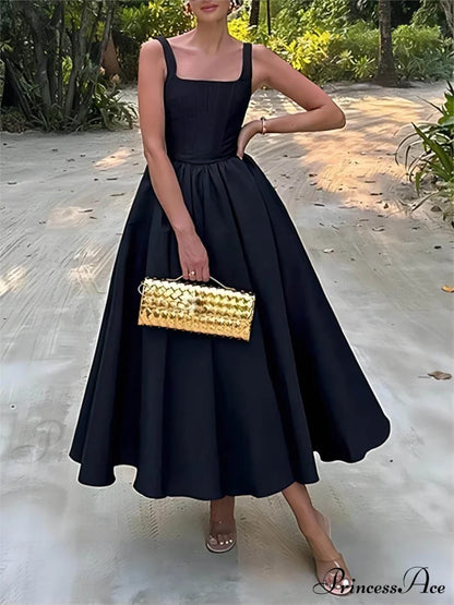 Elegant Off-Shoulder Strapless Midi Dress