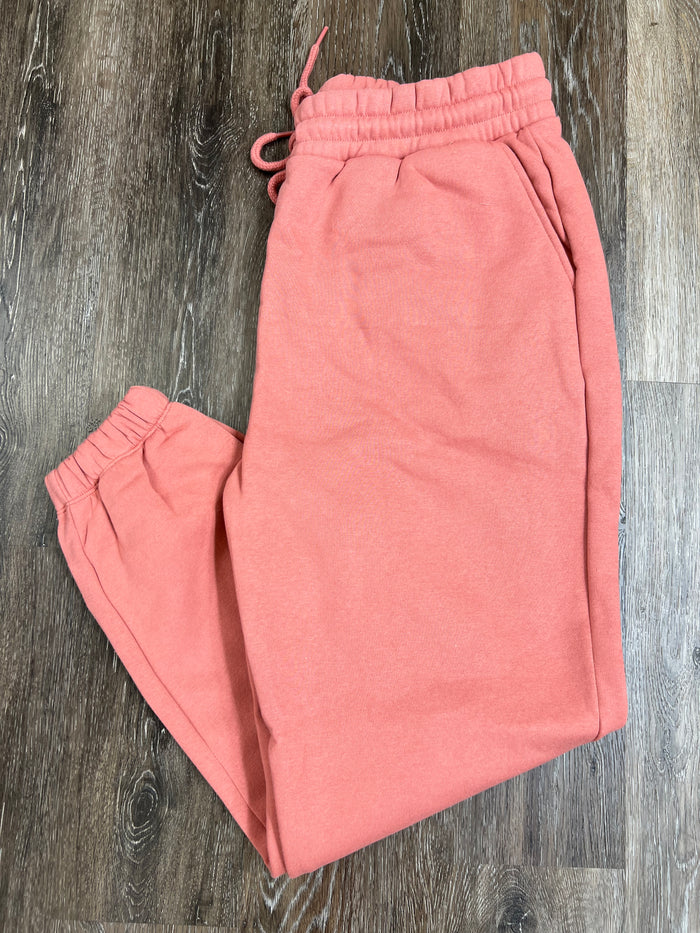 Stylish Luxe Joggers* PLUS SIZE (Ash Rose)