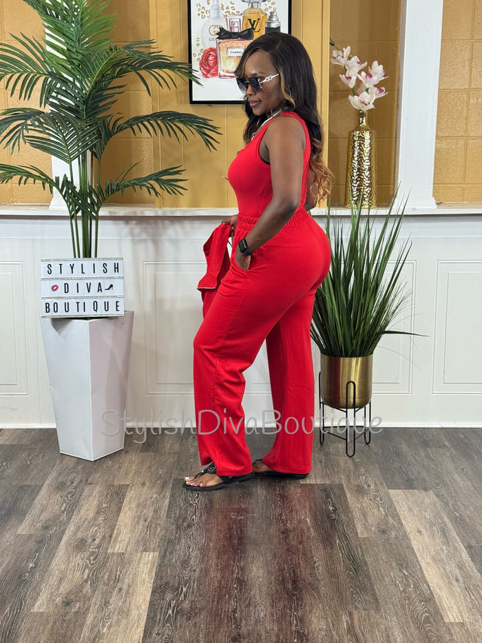 Take It Up A Notch Bodysuit (Red)