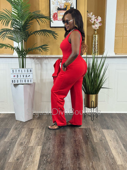 Take It Up A Notch Bodysuit (Red)