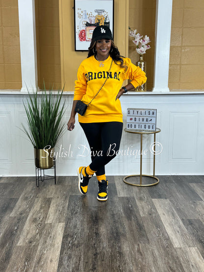 The ORIGINAL Classic Sweatshirt Only up to 3XL (Black Print)