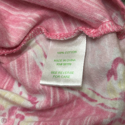 Top Short Sleeve Designer By Lilly Pulitzer In Pink, Size: S