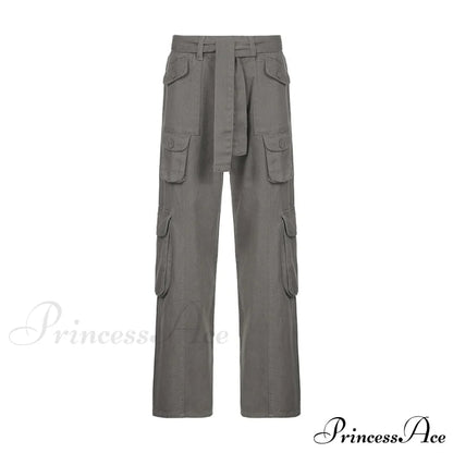 Woman High Waist Baggy Straight Leg Jeans