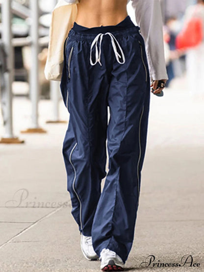 Women Fashion Casual Drawstring y2k Pants