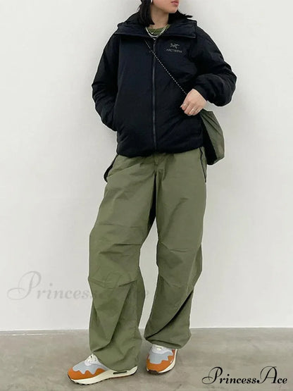Women Fashion Casual Drawstring y2k Pants
