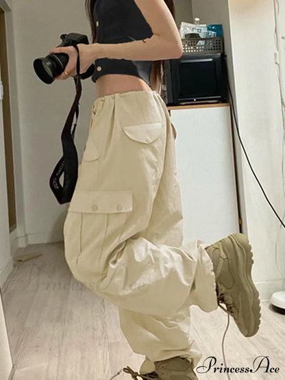 Women Fashion Casual Drawstring y2k Pants