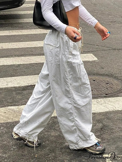 Women Fashion Casual Drawstring y2k Pants