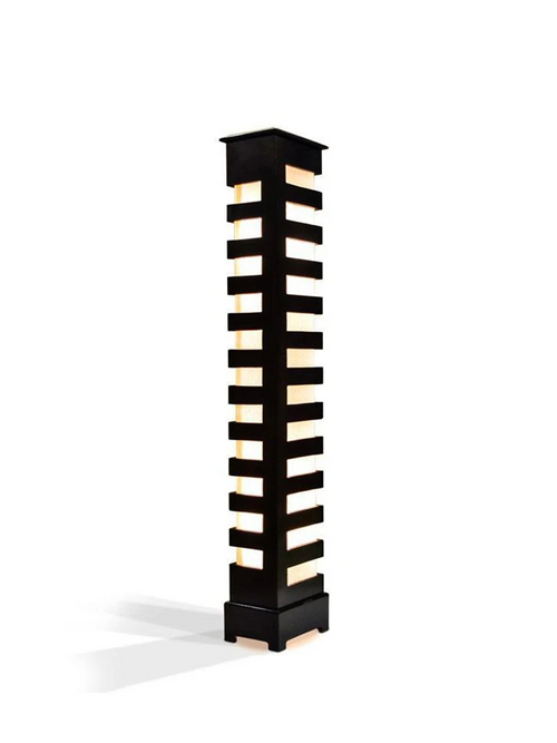 Wooden Cutwork Floor Lamp ( with 2 Lights )