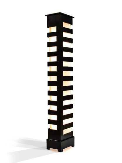 Wooden Cutwork Floor Lamp ( with 2 Lights )